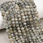 Природные лабрадорита бисер нитей, граненые, твист