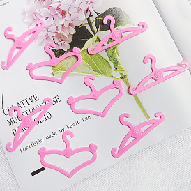 Plastic Doll Clothes Hanger, for DIY Doll Decorations Accessories