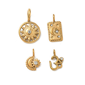 304 подвески из нержавеющей стали, со стразами