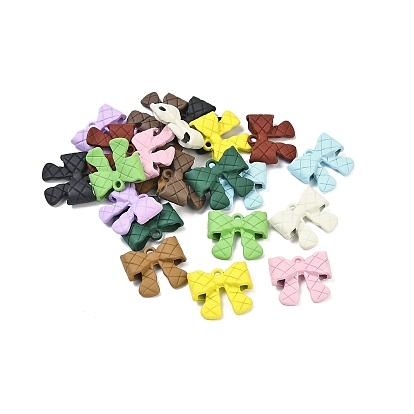 Подвески из сплава аэрозольной краски, без свинца, без кадмии и без никеля, бантом прелести