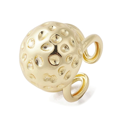 Brass Adjustable Rings, Cadmium Free & Nickel Free & Lead Free, Round