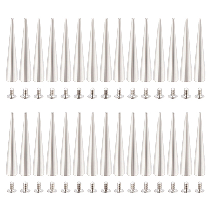 Панк-сплав заклепки шпильки пирамидальные шипы, для украшения кожгалантереи своими руками