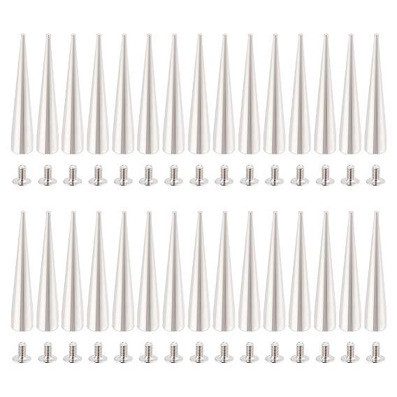 Панк-сплав заклепки шпильки пирамидальные шипы, для украшения кожгалантереи своими руками