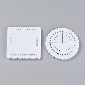 Ева диск диск, доска макраме, браслет плетеный шнур, ремесленный инструмент, плоский круглый и квадратный