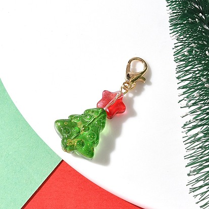 Стеклянные подвески на елку, Сплав с застежками когтя омара