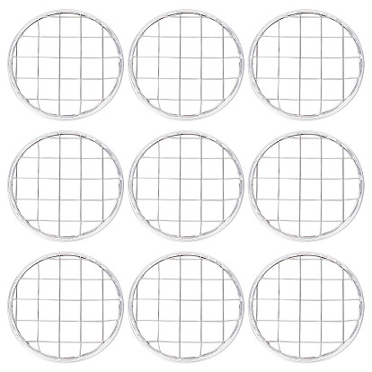 24шт 304 крышки из нержавеющей стали для стеклянной вазы для посадки растений, крышки цветочных лягушек, крышка банки каменщика, опустошить