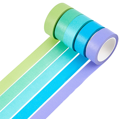 5 рулоны 5 цветная малярная лента, клейкая лента текстурированная бумага, для покраски, упаковка и защита окон