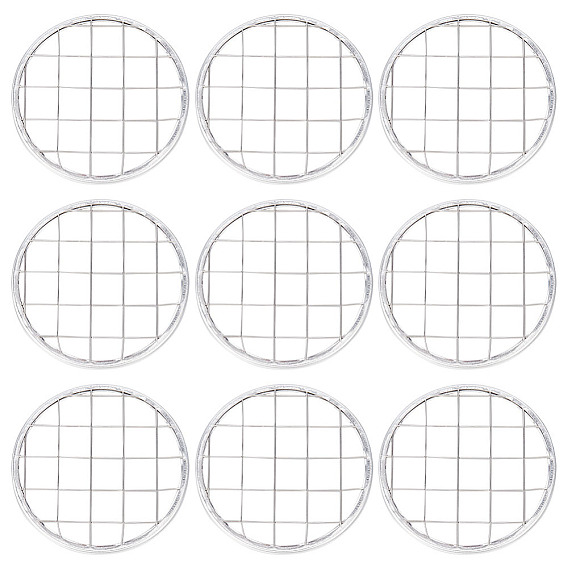 24шт 304 крышки из нержавеющей стали для стеклянной вазы для посадки растений, крышки цветочных лягушек, крышка банки каменщика, опустошить