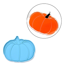 DIY Pumpkin-shaped Silicone Coaster Molds, Resin Casting Molds, For UV Resin, Epoxy Resin Craft Making