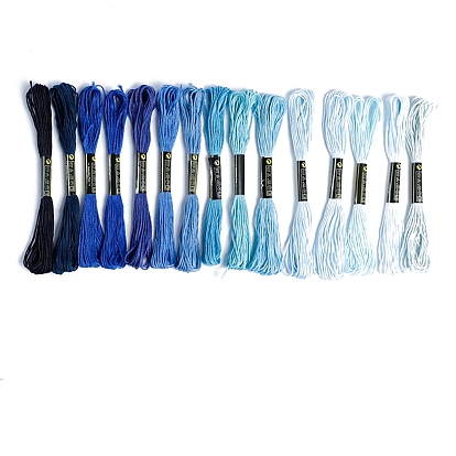 15связки 15 цвета ручная вышивка хлопковыми нитками