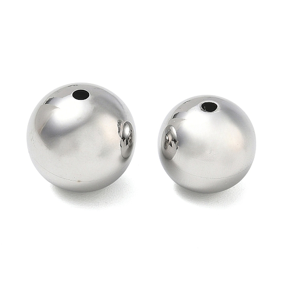 304 Stainless Steel Beads, Round