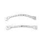 Iron Connector Charms, Curved Stick Links