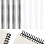 Plastic Loose Leaf Book Binder Hinged Rings, Binder Combs