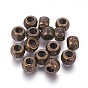 CCB Plastic European Beads, Barrel