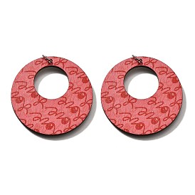 Подвески из тополя, плоско-круглые, с целью перехода в кольце