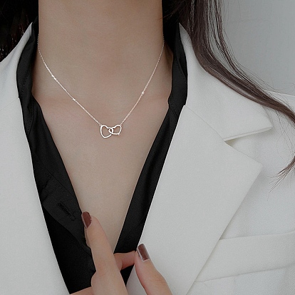 Heart Stainless Steel Cable Chain Necklaces for Women