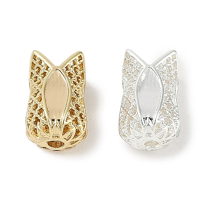 Латунные бусины, без кадмия, без никеля и без свинца, цветок