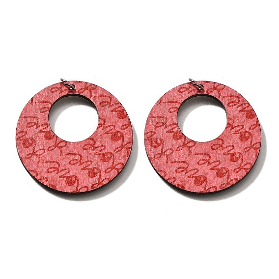 Подвески из тополя, плоско-круглые, с целью перехода в кольце