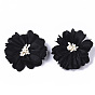 Non-Woven Fabric Flowers, Wedding Ornament Appliques, for DIY Headbands Flower Accessories