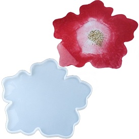 DIY Blumenbecher Pad Silikonformen, für UV-Harz, Epoxidharz Schmuckherstellung