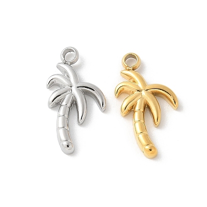 304 прелести нержавеющей стали, очарование кокосового дерева, ионное покрытие (ip)