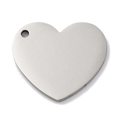 201 подвески из нержавеющей стали, лазерная резка, шарма сердца, анти-тускнение