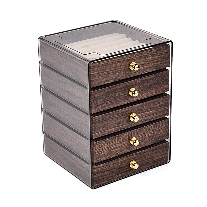 5-ярусные пластиковые ящики для хранения украшений для домашних животных, квадратный