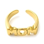 Mother's Day Theme 304 Stainless Steel Rings for Women, with Word Mom