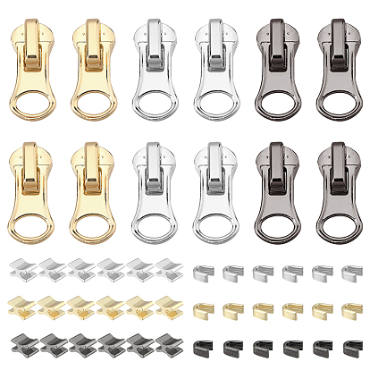 Zipper Slider & Zipper Accessories, for Luggage Suitcase Backpack Jacket Bags Coat