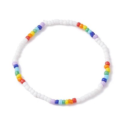 Стрейч-браслеты из бисера