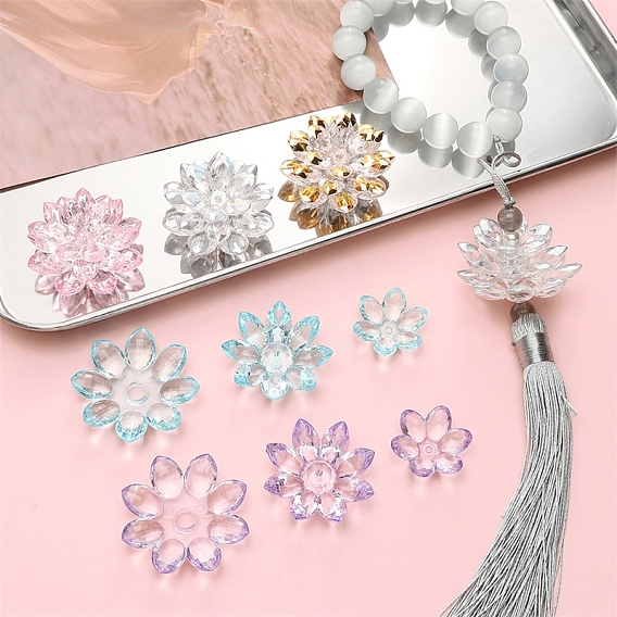 Акриловый шарик крышки, цветок