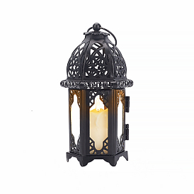 Hanging Lantern, Iron Candle Holder for Indoor Outdoor Events Parities and Weddings