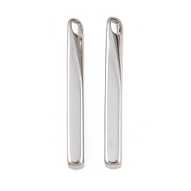 201 подвески из нержавеющей стали, подвеска в виде витого прямоугольника