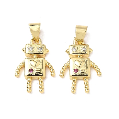 Латунные микро проложить кубического циркония подвески, робот, без свинца и без кадмия, долговечный