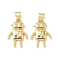 Латунные микро проложить кубического циркония подвески, робот, без свинца и без кадмия, долговечный