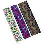 3 Rolls 3 Styles Polyester Grosgrain Ribbon, Single Face