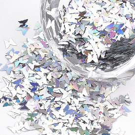 Аксессуары для орнаментов, лазерная пэт пластиковая пайетка / блестки бисер, бабочка