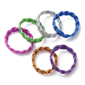 Bracelets extensibles tressés avec cordon en plastique