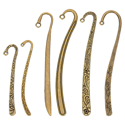 12 шт. 6 закладки в тибетском стиле, без кадмия, без никеля и без свинца, разнообразные