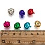 Aluminum Bell Charms, 14x11.5x10mm, Hole: 2mm