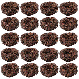 Имитация ротанга в виде птичьего гнезда, для выставочных украшений, аксессуары для оформления микроландшафта