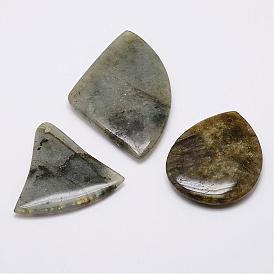 Natural Labradorite Pendants, Mixed Shapes