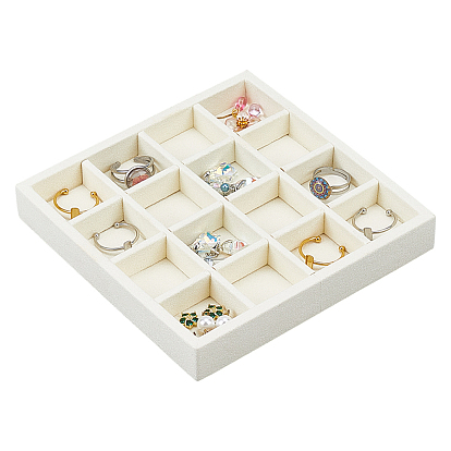 Подставки для ювелирных изделий из микрофибры, квадратный