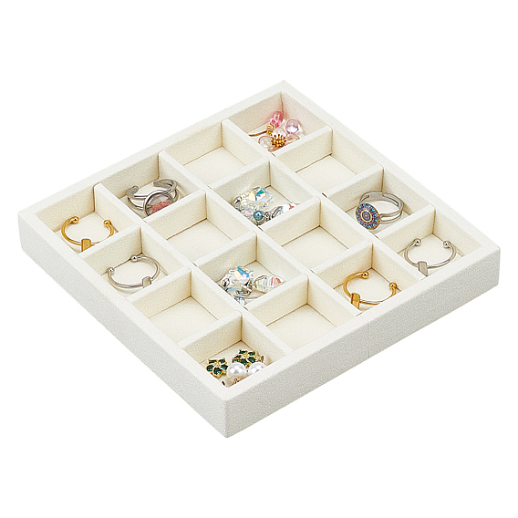 Подставки для ювелирных изделий из микрофибры, квадратный