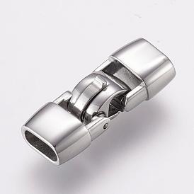 304 Stainless Steel Fold Over Clasps