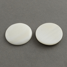 Coquillage cabochons, demi-tour / dôme