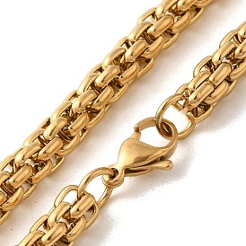 Ion Plating(IP) 304 Stainless Steel Rope Chain Necklaces