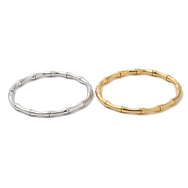 304 Stainless Steel Openable Bangles, Bamboo Stick Bangle