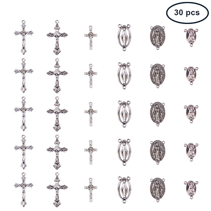 Tibetan Style Alloy Pendants, Cross
