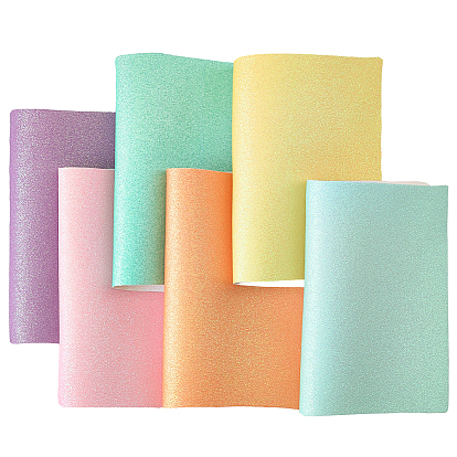 6шт. ПВХ кожаная ткань, поделки товары для рукоделия, прямоугольные